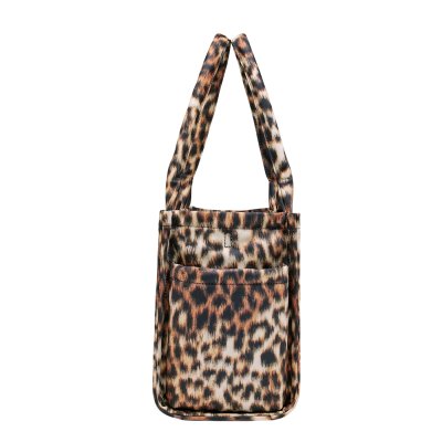THE MEDIUM TOTE BAG IN LEOPARD PUFFY NYLON
